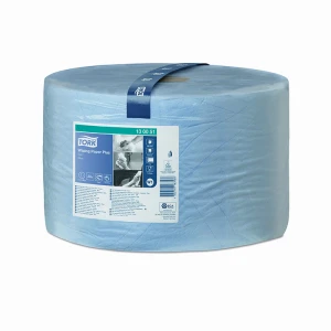Rola laveta hartie Tork Plus 130051 W1, albastra, 2 straturi, 510 m/rola
