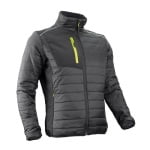 CG5SUM010_Jacheta de iarna captusita SUMI, neagra, material Ripstop, cu insertii Softshell, 230gr_m²_fata