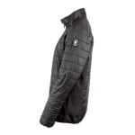 CG5SUM010_Jacheta de iarna captusita SUMI, neagra, material Ripstop, cu insertii Softshell, 230gr_m²_lateral