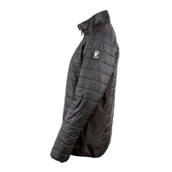 Jacheta termala de iarna SUMI, neagra, material Ripstop, cu insertii Softshell, 230gr/m²
