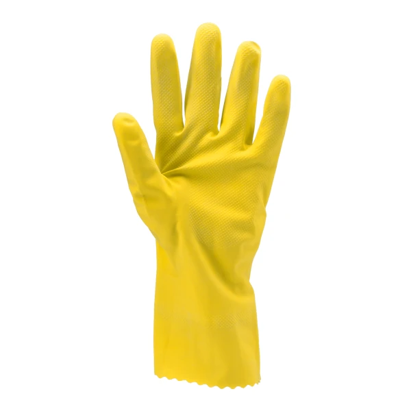 Manusi latex menaj, galbene, 30cm