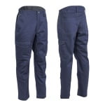 CG5IRP120_Pantaloni de lucru, talie, IRAZU, albastru, 60% bumbac, 40% poliester, 300g_m², buzunare multiple, tiv suplimentar 5cm_fata_spate