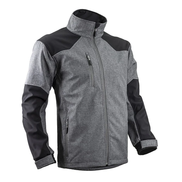 Jachetă Softshell captusita Kohmet, impotriva umezelii, frigului si vantului, impermeabilitate 8000 mm si respirabilitate: 800 g/m²/24H, proprietăți reflectorizante