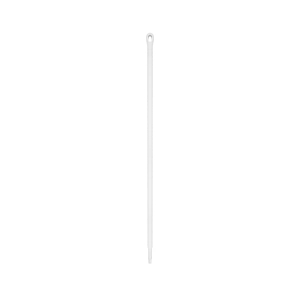Coada / Maner 130 cm, alba, pentru maturi, perii si raclete IGEAX, din plastic si fibra de sticla, -20°C/100 °C, autoclavare 121 °C pentru industria alimentara, certificata HACCP, FDA