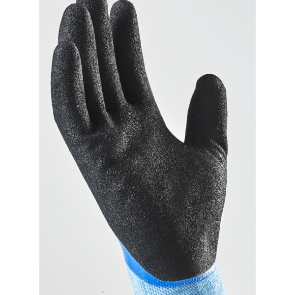 Mănuși de protectie TEGERA 737, imersate complet, cu strat dublu de nitril, pentru manipulări in medii umede si uleioase, certificat OEKO-Tex, Standard 100, pentru asamblare, vopsire, constructii, instalatii HVAC etc.