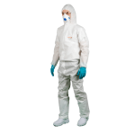 OxyChem-C110-5/6	 Combinezon de protectie, de unica folosinta, clasa 5/6, alb- OxyChem C110
