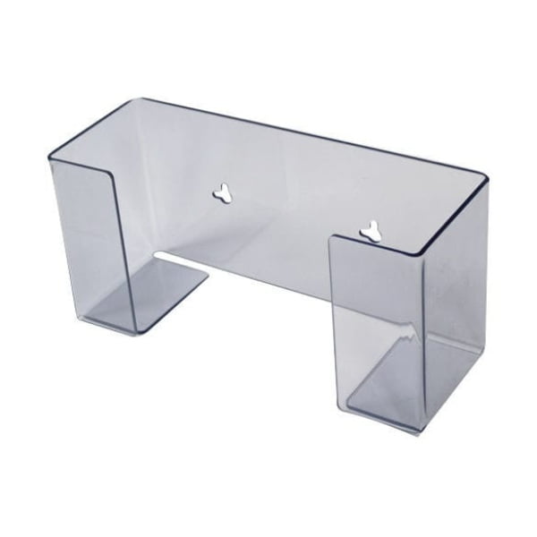 Dispenser SHIELD,  pentru o cutie de manusi,  transparent, PVC, montabil pe perete