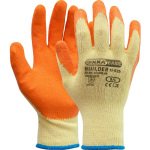 Manusi de protectie OXXA® Builder 11-525, suport din polister, imersie din latex poros pe palma