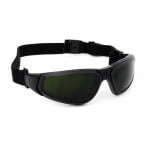 Ochelari de protectie pentru sudura FLYLUX, lentile IR5, negri, cu brate detasabile si banda elastica ajutabila_banda