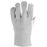 Manusi pentru sudura, EUROWELD 2507, din piele spalt de bovina, manseta de 7 cm, scurte, marime unica 10