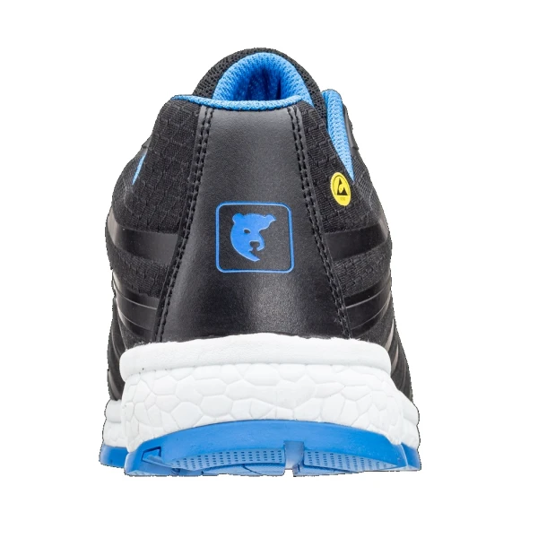 Pantofi de protectie usori, GALAXITE,  S1P, SRC, ESD, negru/albastru, bombeu compozit, talpa flexibila din spuma EVA si PU, Coverguard