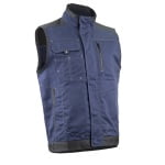 CG5BAV320_Vesta de lucru BARVA, albastra, tercot, cu buzunare multiple, 60% bumbac, 40% poliester – 270_m², insertii Oxford 600D, Coverguard_1