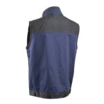 CG5BAV320_Vesta de lucru BARVA, albastra, tercot, cu buzunare multiple, 60% bumbac, 40% poliester – 270_m², insertii Oxford 600D, Coverguard_spate
