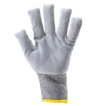 CG1CHSL_Manusi de protectie anti-taiere nivel D, rezistenta la temperatura 250°C pentru 15 secunde, EUROCUT STRONG 100, gri, palma intarita cu piele, rezistenta la uzura_palma
