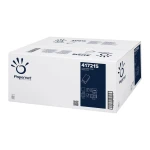 SD417215_Prosoape de hartie pliate V Papernet 417215, celuloza pura, 2 straturi, alb, 21 x 24cm, certificate Ecolabel, Food Contact, 150 bucpachet, 20 pachetebax_bax