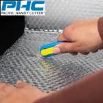 PHC-E12206-4_Cutter cu lama din otel-carbon, autoretractabila, VOLO disposable auto-retract safety knife, usor, ergonomic, pentru sarcini de taiere cu volum mare de lucru_1