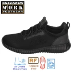 SK77188EC-BLK_Pantofi ocupationali OB FO, SRC, SKECHERS Cessnock SR, negri, Relaxed Fit-constructie larga, brant Cooled Air Memory Foam si talpa groasa, anti-alunecare_4