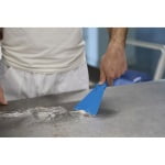 IGX1110B_Spaclu albastru din polipropilena pentru curatarea reziduurilor si crustelor fara a deteriora suprafetele in industria alimentara, latime 110 mm, rezistenta termica 80 °C, certificata HACCP, FDA_2