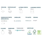 SD411169_Prosoape de hartie pliate V, Dissolvetech, Papernet 411169, albe, 21x22cm, 2 straturi, certificate Ecolabel, FSC, 210 buc_pachet_SPECIFICATII