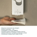 CE95590_Dozator solutie curatare colac WC, Celtex E-Control 95590, cu senzor, igienic, dozare controlata, compatibila cu rezerve CE89070_1