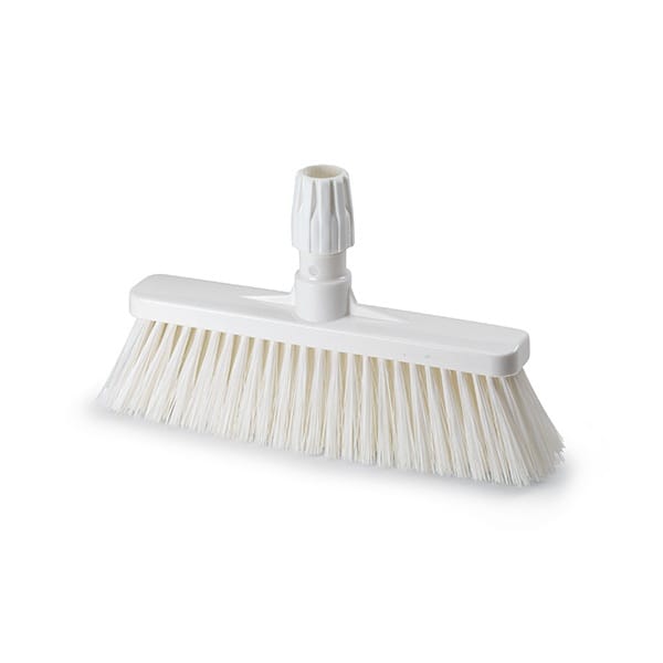 Matura dreapta cu peri scurti, 80mm, peri moi, alba, IGEAX 1031, termorezistenta, auclavare 121°C,  pentru industria alimentara, certificata HACCP, FDA