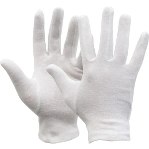 Manusi de protectie OXXA® Knitter 14-021, fabricata din 50% bumbac, 50% poliester, alba, cu o buna senzitivitate la nivelul degetelor –– 10