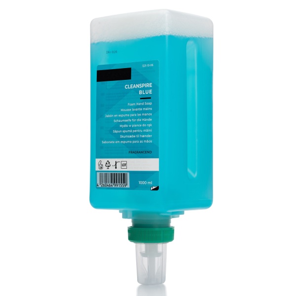 2 rezerve sapun spuma SVEMA CLEANSPIRE BLUE 1000 ml + DISPENSER GRATUIT!