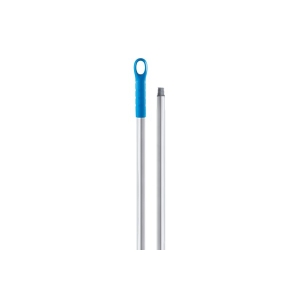 Coada / Maner 150 cm, diametru de 25 mm, albastru, pentru maturi, raclete si perii IGEAX, din aluminiu, pentru industria alimentara, certificata FDA