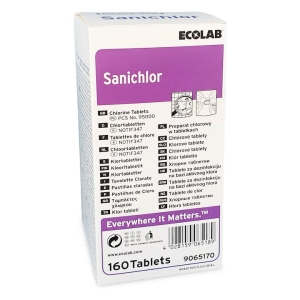 Tablete dezinfectante cloramina, SANICHLOR, 160 tablete, Ecolab