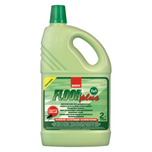 Detergent pardoseli antiinsecte Sano Floor Plus, 2l, cu parfum de lamaie